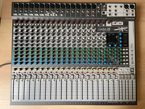 Soundcraft Signature 22 MTK USB multitrack mixer Lexicon FX, Muziek en Instrumenten, Mengpanelen, Gebruikt, 20 kanalen of meer