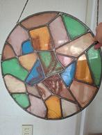 2x Glas in lood raamhanger 48cm, Doe-het-zelf en Verbouw, Glas en Ramen, Minder dan 80 cm, Overige typen, Ophalen of Verzenden