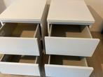 IKEA MALM Nachtkastjes - Set van 2, Ophalen, Minder dan 50 cm, Gebruikt, 1 of 2 laden