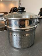 Fissler stoominzet pan, Ophalen of Verzenden, Zo goed als nieuw, Rvs