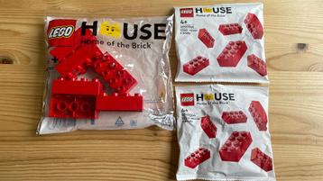 Verschillende polybag zakjes - Lego House Billund Denemarken beschikbaar voor biedingen