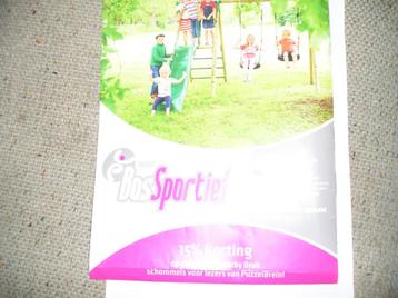 Kortingsbon - Houten schommel beschikbaar voor biedingen