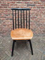 Vintage Pastoe design spijlenstoel Scandinavisch mid century, Ophalen, Gebruikt, Bruin, Scandinavisch mid-century vintage