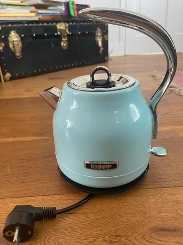 retro waterkoker KHAPP blauw beschikbaar voor biedingen