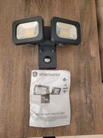 Led twinspot security light, wandlamp buiten, bewegingssenso, Ophalen of Verzenden, Nieuw