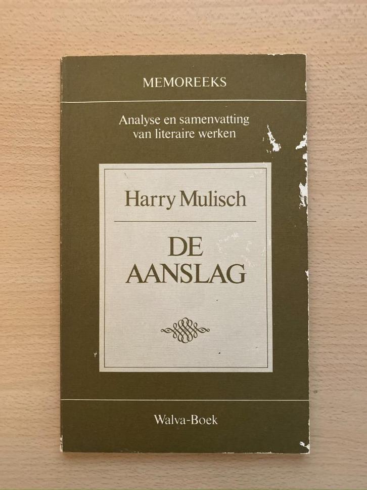 De Aanslag (Harry Mulisch) Analyse & Samenvatting, Boeken, Studieboeken en Cursussen, Gelezen, Niet van toepassing, Ophalen of Verzenden