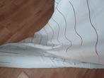 GRATIS GEMAAKT Licht blauw voile ..., Huis en Inrichting, Stoffering | Gordijnen en Lamellen, Nieuw, Ophalen of Verzenden, 200 cm of meer