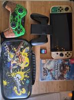 Zelda nintendo switch oled, Spelcomputers en Games, Spelcomputers | Nintendo Switch, Met games, Zo goed als nieuw, Met 1 controller