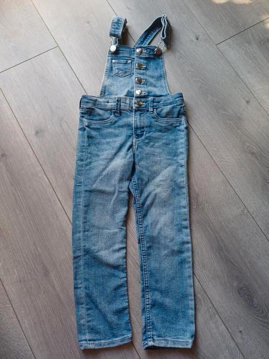 Spijker tuinbroek H&M maat 104, Kinderen en Baby's, Kinderkleding | Maat 104, Zo goed als nieuw, Meisje, Broek, Ophalen of Verzenden