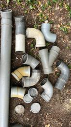 125mm 4 meter buis en div koppelstukken, Doe-het-zelf en Verbouw, Buizen en Afvoer, Ophalen, Gebruikt, Pvc, 6 meter of meer