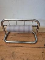 Chroom PAPIERROLHOUDER + ROL uit een winkel., Diversen, Cadeaupapier, Ophalen of Verzenden, Gebruikt