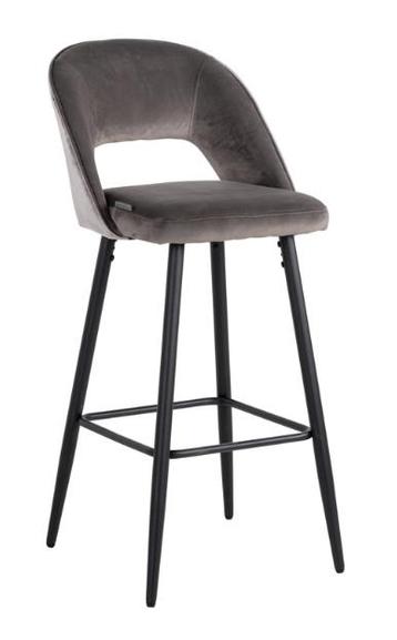 Richmond Interiors barstoelen Luna Velvet Stone, set van 2 beschikbaar voor biedingen