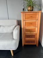 Houten Ladekastje met 5 laden, Ophalen, Minder dan 50 cm, Gebruikt, 5 laden of meer