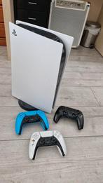 Ps 5 met 3 controllers, Ps camera en Gaming stuur, Spelcomputers en Games, Ophalen, Gebruikt
