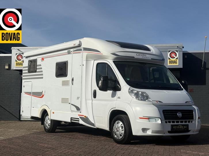 Hymer carado T 337 131pk enkel bedden remis plisse camera gr, Caravans en Kamperen, Campers, Bedrijf, tot en met 2, Half-integraal