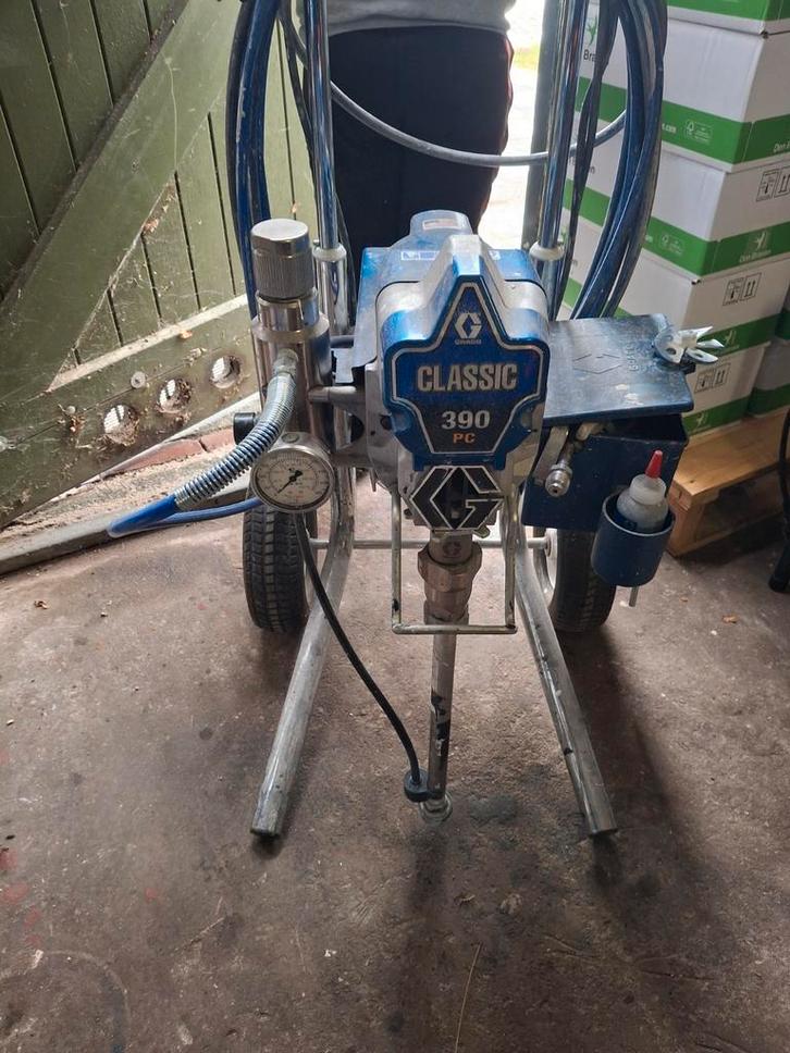 Graco Classic 390 PC Hi-Boy Airless Spuittoestel, Doe-het-zelf en Verbouw, Schildersmaterialen, Gebruikt, Ophalen