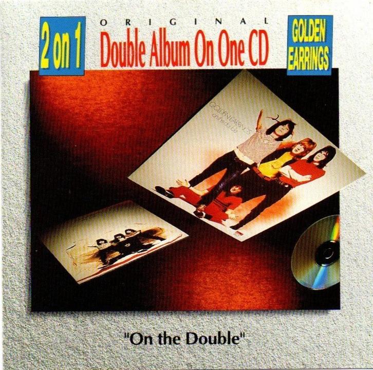 CD - Golden Earrings ‎– On The Double, Cd's en Dvd's, Cd's | Pop, Zo goed als nieuw, 1980 tot 2000, Ophalen of Verzenden