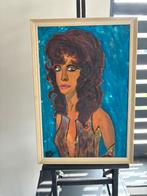 Vintage schilderij. Italiaanse dame, Ophalen