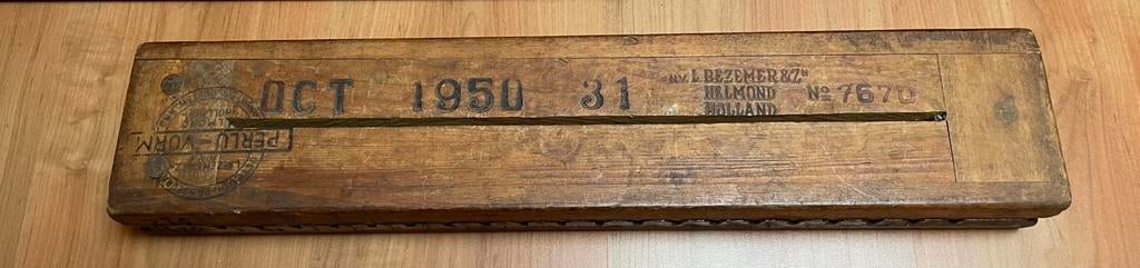 Antieke houten sigarenplank, Antiek en Kunst, Ophalen
