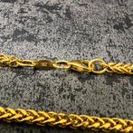 21k gouden ketting vossenstaart schakel, Sieraden, Tassen en Uiterlijk, Kettingen, Ophalen of Verzenden, Nieuw, Goud