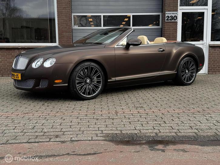 Bentley Continental GTC 6.0 W12 Speed AUT FULL OPTIES 45DKM!, Auto's, Bentley, Bedrijf, Te koop, Continental GTC, 4x4, ABS, Achteruitrijcamera