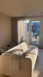 Linnen Gordijn Waveplooi - Leaf Flax Inbetween, Ophalen of Verzenden, Zo goed als nieuw, Beige, 200 cm of meer