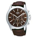 Lorus RT381AX9 chrono horloge met edelstalen horlogekast, Sieraden, Tassen en Uiterlijk, Horloges | Heren, Seiko, Leer, Staal
