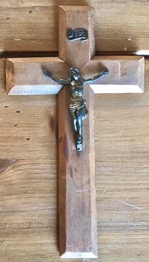ANTIEK KRUIS / KRUISBEELD, Verzamelen, Religie, Gebruikt, Christendom | Katholiek, Ophalen of Verzenden