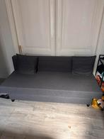 Grijze Ikea Slaapbank met Opbergruimte - Utrecht, Huis en Inrichting, Gebruikt, Tweepersoons, Grijs, 140 cm