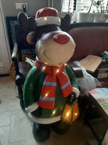 Vintage Rendier Kerstdecoratie beschikbaar voor biedingen