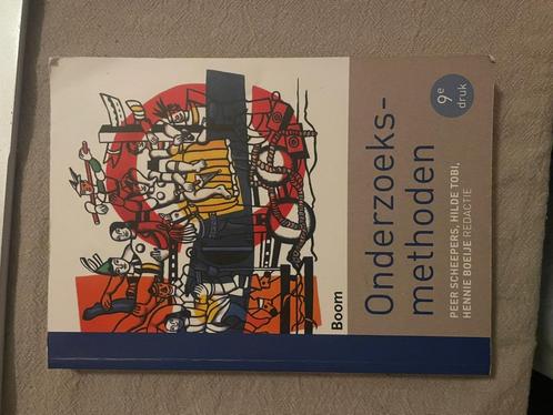 Onderzoeksmethoden van Scheepers, Tobi en Boeije, Boeken, Studieboeken en Cursussen, Zo goed als nieuw, WO, Alpha, Ophalen of Verzenden
