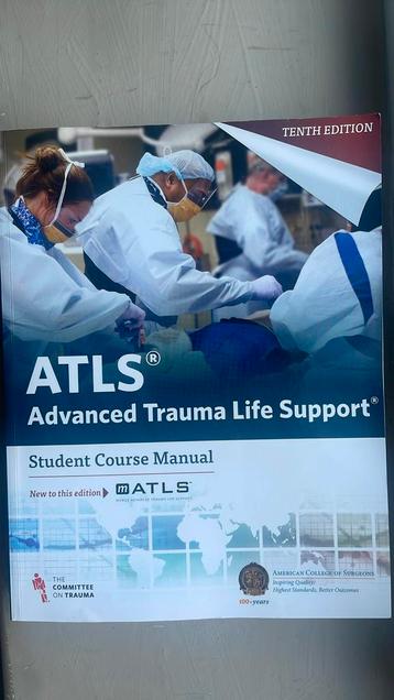 ATLS, Advanced Trauma Life Support, Student Course Manual beschikbaar voor biedingen