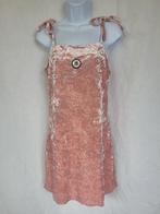 Leuke aparte roze veloerse jurk mt S merk Stussy, Kleding | Dames, ., Ophalen of Verzenden, Zo goed als nieuw, .
