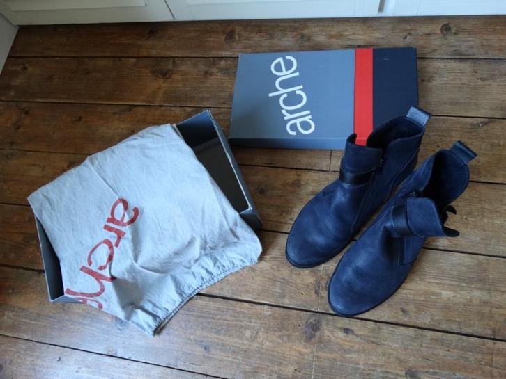 Arche enkellaarsjes, hak, gesp, antraciet grijsblauw mt 38, Kleding | Dames, Schoenen, Gedragen, Lage of Enkellaarzen, Ophalen of Verzenden