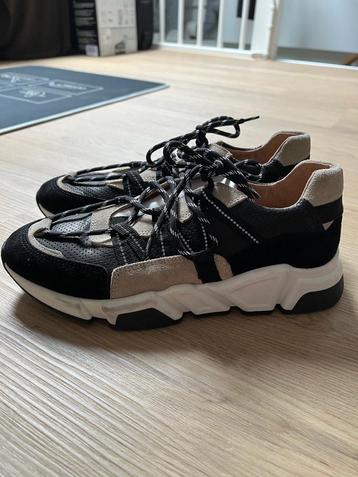 DWRS Label Los Angeles sneakers z.g.a.n. mt 41 zwart beige beschikbaar voor biedingen