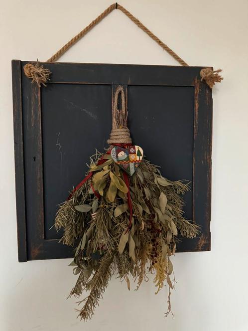 Brocant houten wandpaneel, Huis en Inrichting, Woonaccessoires | Wanddecoraties, Ophalen of Verzenden