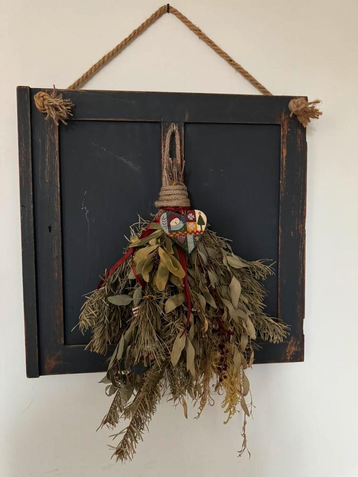 Brocant houten wandpaneel, Huis en Inrichting, Woonaccessoires | Wanddecoraties, Ophalen of Verzenden