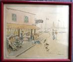 Everyday Life jaren 1930 - Oscar Fabrès [1894-1960] tekening, Ophalen of Verzenden