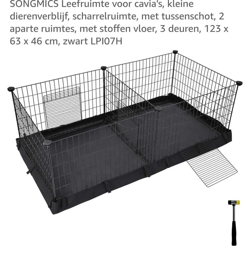 Nieuwe binnenren voor knaagdieren, Dieren en Toebehoren, Knaagdieren en Konijnen | Hokken en Kooien, Ren, Ophalen, Minder dan 60 cm
