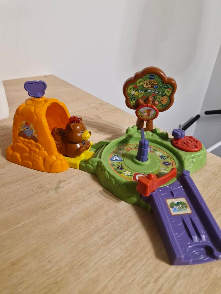 VTech Zoef Zoef Dieren Avonturenbos Speelset, Ophalen of Verzenden, Zo goed als nieuw, 0 tot 6 maanden