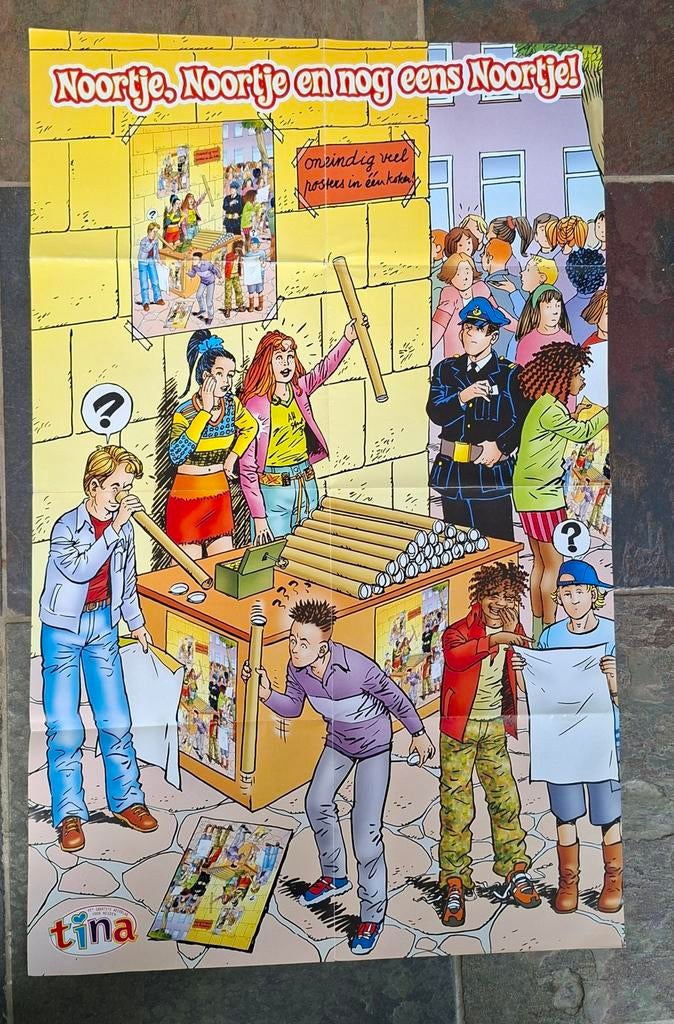 Poster Noortje ( uit de Tina) 88 x 55 cm, Verzamelen, Ophalen of Verzenden, 1980 tot heden, Tijdschrift