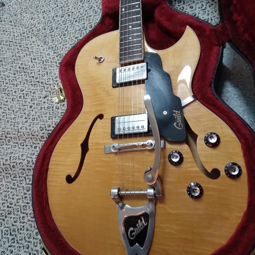 Guild starfire 3 usa '97, Ophalen, Zo goed als nieuw, Hollow body, Overige merken