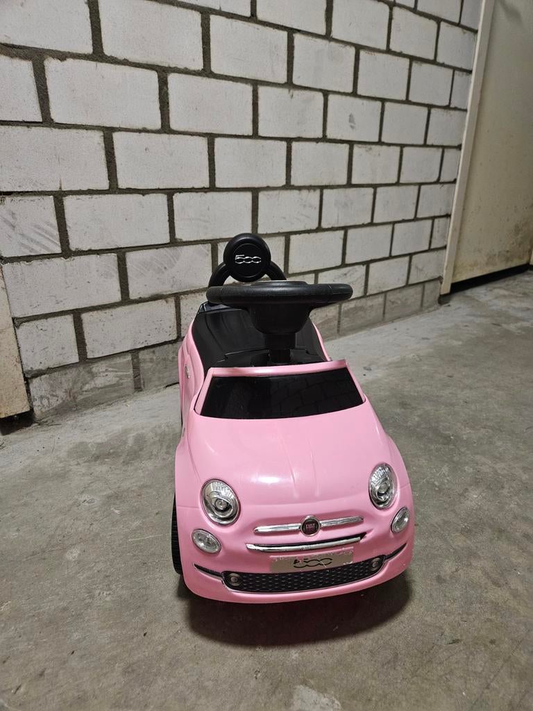 Roze Fiat loopauto voor meisjes - Zeer goede staat, Ophalen of Verzenden, Zo goed als nieuw