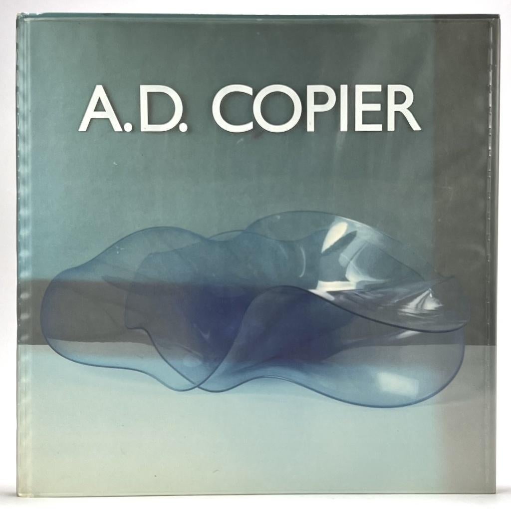 640. Kunstboek, A.D. Copier, “Trilogie in glas”, 1991