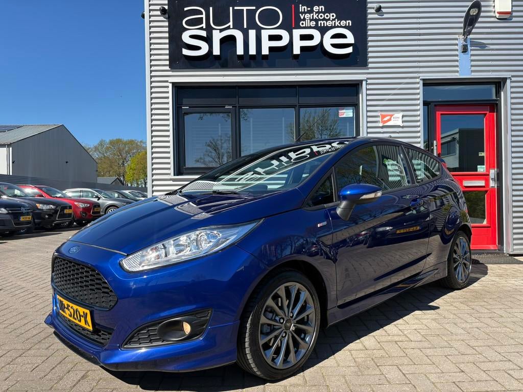 Ford Fiesta 1.0 EcoBoost ST Line -125 PK!-DISTRIBUTIERIEM RE, Voorwielaandrijving, Blauw, 23 km/l, Origineel Nederlands