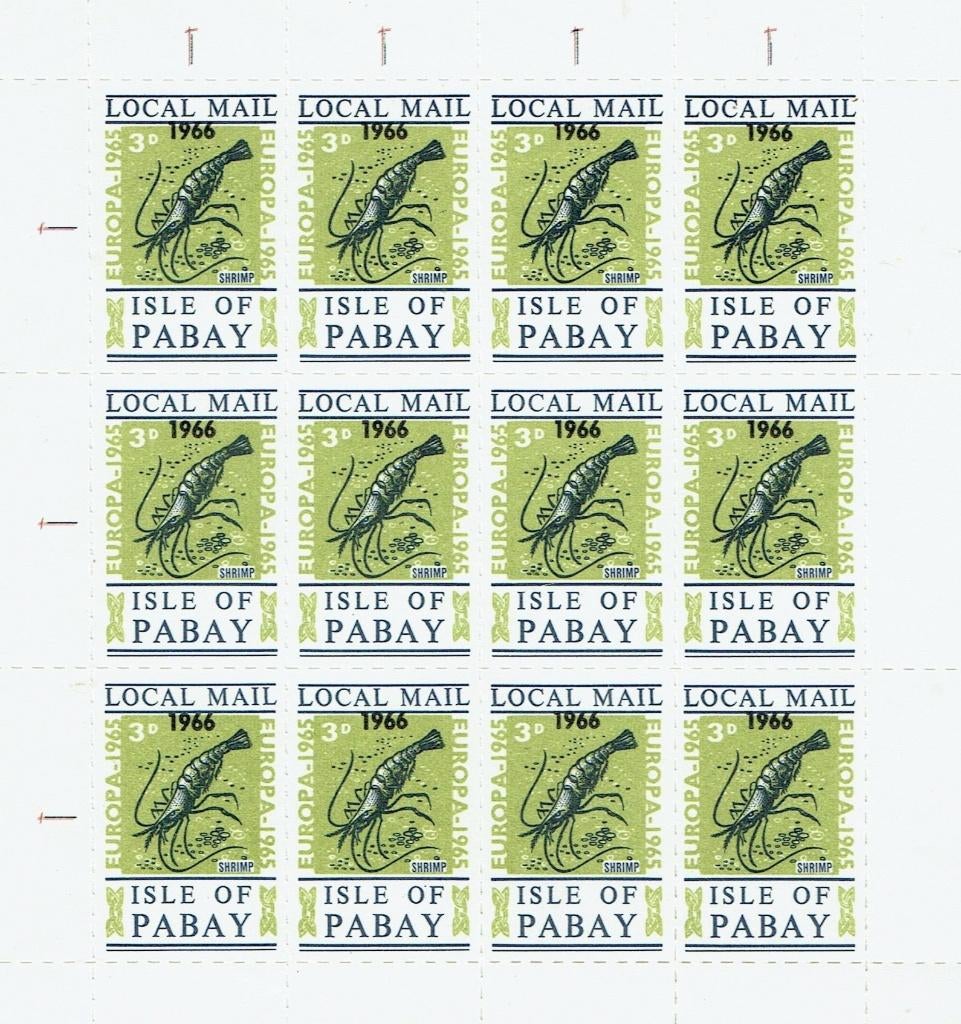 Isle Of Pabay 1965 Sheet Garnaal, Verzenden, Postfris, Dier of Natuur