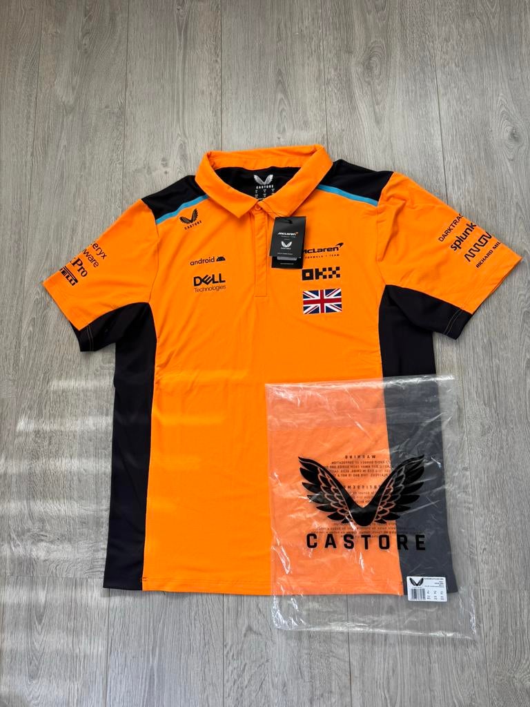 McLaren Polo Lando Norris maat XL, Ophalen of Verzenden, Zo goed als nieuw, Maat 56/58 (XL), Voetbal