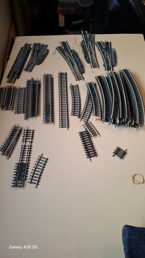 Grote verzameling  Lima modeltreinen en rails, Ophalen, Gelijkstroom, Analoog, Lima