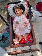 Porseleinen poppen en wandelwagen, Ophalen of Verzenden