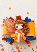 Koningsdag haarstrik haarspeld, Ophalen of Verzenden, Nieuw, Handgemaakt